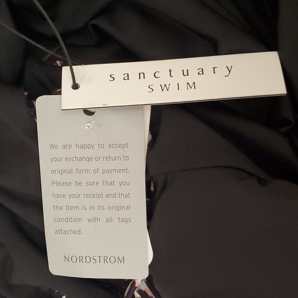 Sanctuary lace-up swimsuit size large - Picture 10 of 14